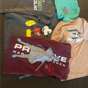 Set of 5 Boys shirts size 10 - 12 No Stains, No Rips, No Fading.